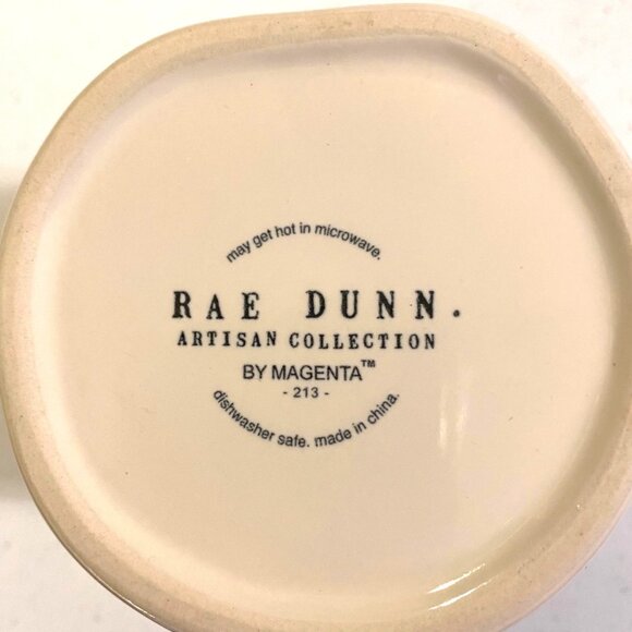 Rae Dunn By Magenta SANTA'S HELPER Ceramic Coffee Mug White With Red Letters - Picture 6 of 7